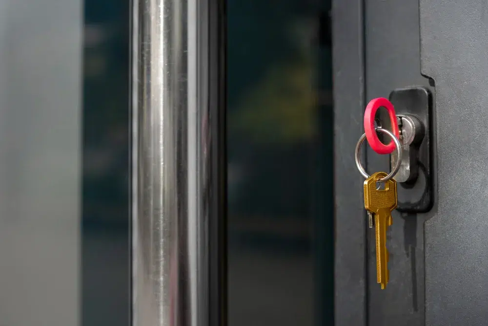 commercial door lock with key