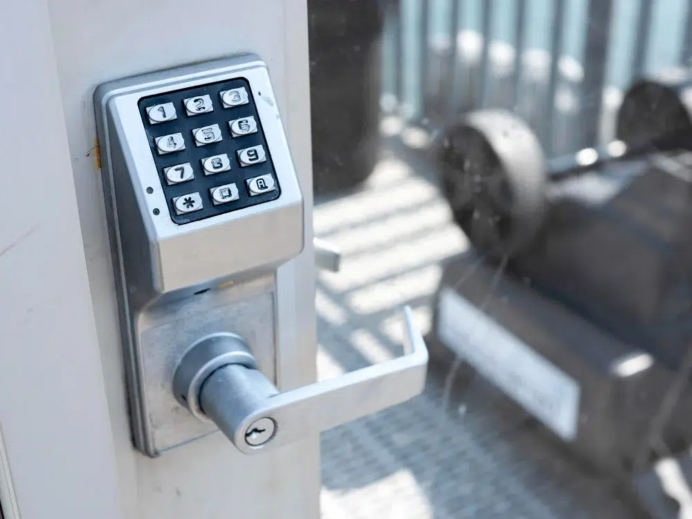 commercial door lock with keypad